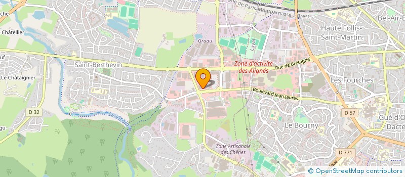 localisation de l'entreprise TBO  SAINT-BERTHEVIN