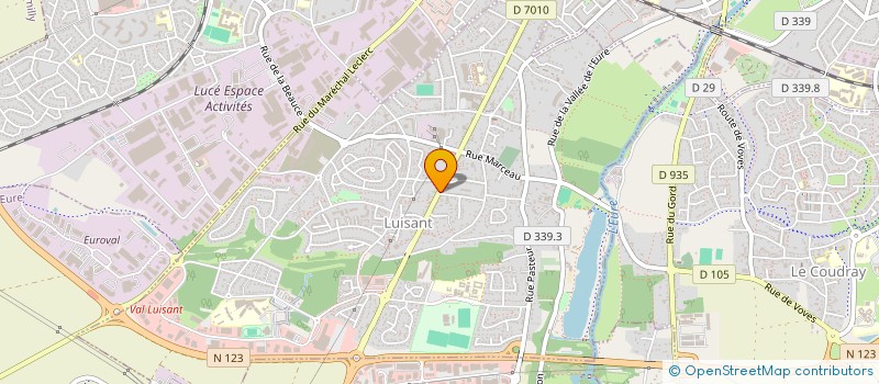 localisation de l'entreprise TBO à LUISANT