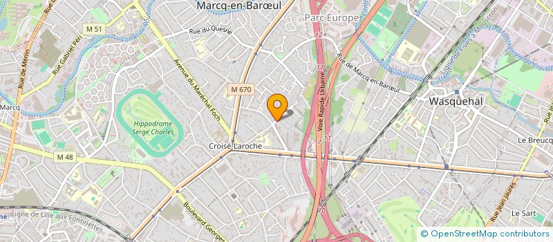 localisation de l'entreprise TBO INC. à MARCQ-EN-BARŒUL
