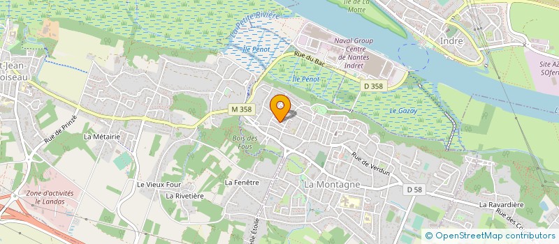 localisation de l'entreprise TBO INKWEST  LA MONTAGNE