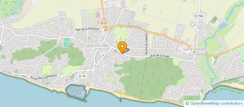 localisation de l'entreprise TBO-MLE à JARD-SUR-MER