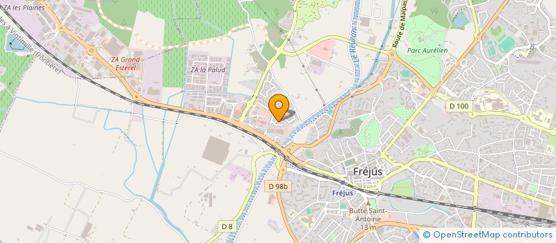 localisation de l'entreprise TBP à FREJUS