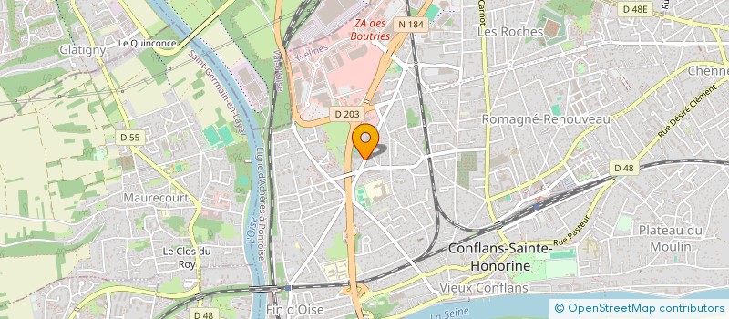 localisation de l'entreprise TBP  CONFLANS-SAINTE-HONORINE