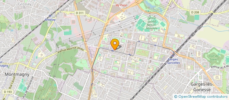localisation de l'entreprise TBP BATIMENT à SARCELLES