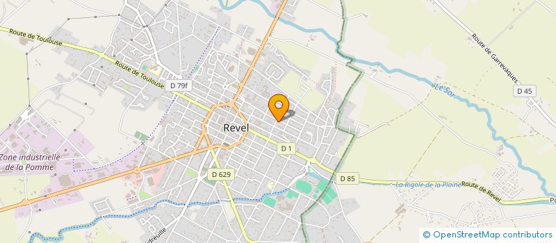 localisation de l'entreprise TBPA  REVEL