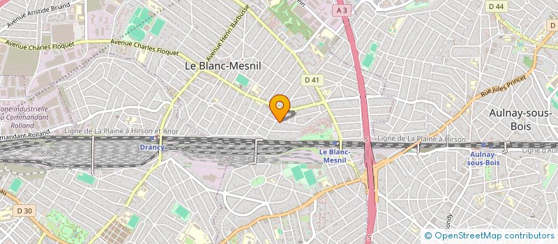 localisation de l'entreprise TBR à LE BLANC-MESNIL