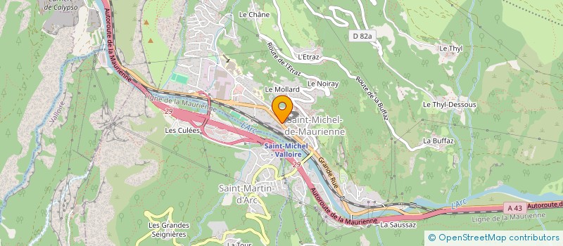 localisation de l'entreprise TBR  SAINT-MICHEL-DE-MAURIENNE