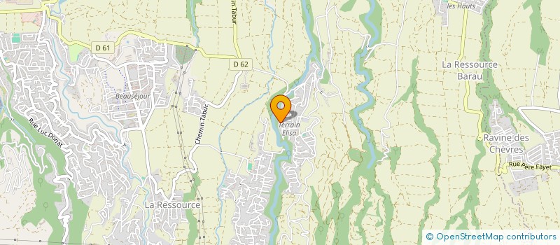 localisation de l'entreprise TBR HOARAU  SAINTE-MARIE