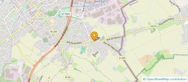 localisation de l'entreprise TBRI CONCEPT  TOUFFLERS