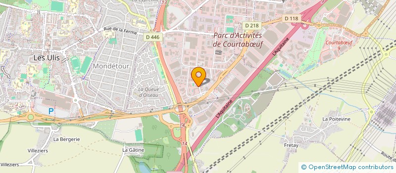 localisation de l'entreprise TBRN IMMO à LES ULIS