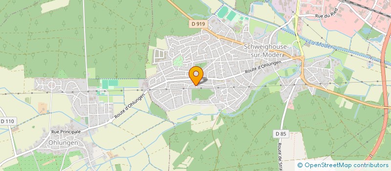 localisation de l'entreprise TBS à SCHWEIGHOUSE-SUR-MODER