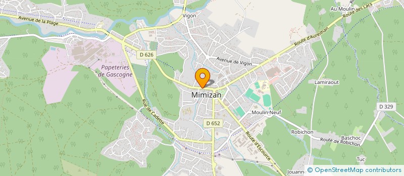 localisation de l'entreprise TBS  LUE