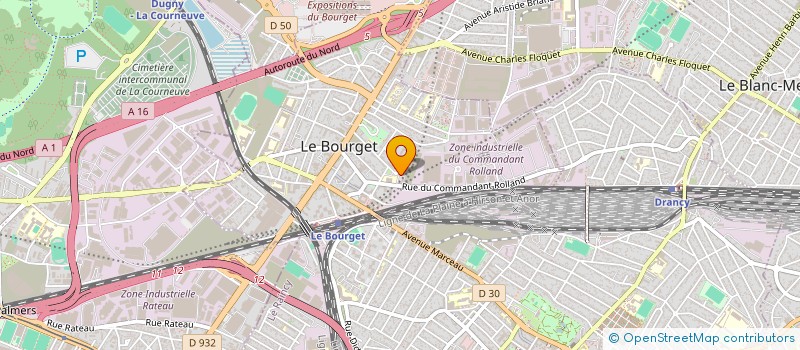 localisation de l'entreprise TBS à LE BOURGET