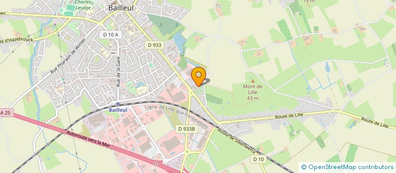 localisation de l'entreprise TBS à BAILLEUL