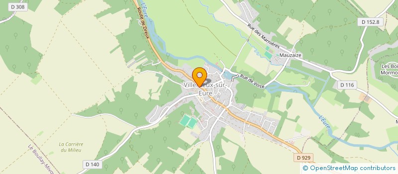localisation de l'entreprise TBS à VILLEMEUX-SUR-EURE