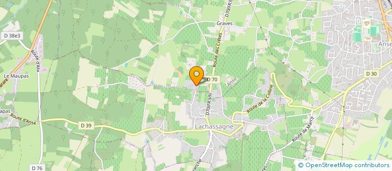 localisation de l'entreprise TBS  ANSE