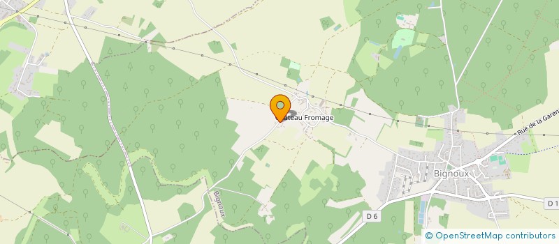 localisation de l'entreprise TBS  BIGNOUX