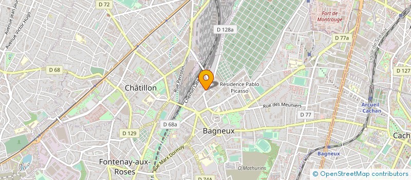 localisation de l'entreprise TBS ASSYSTANA à BAGNEUX
