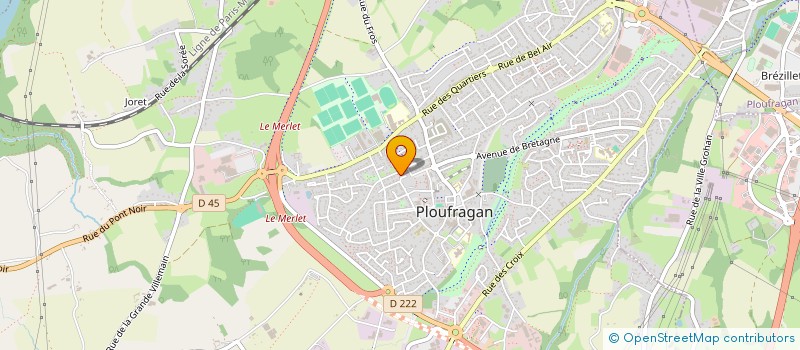 localisation de l'entreprise TBS AUTO  PLOUFRAGAN