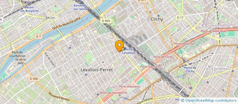 localisation de l'entreprise TBS COMMUTATION à LEVALLOIS-PERRET