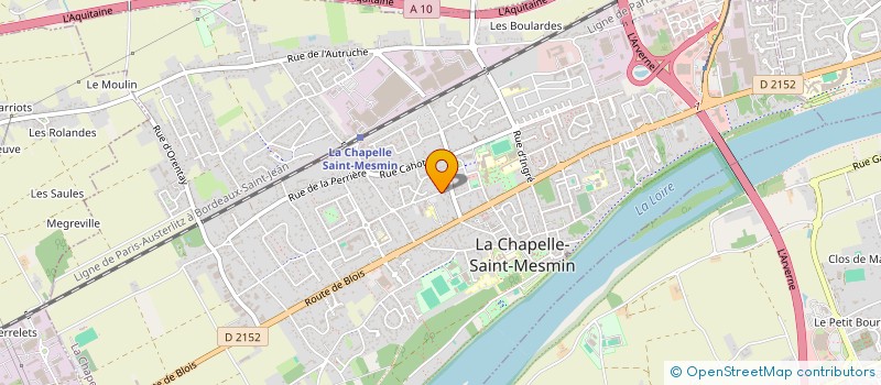 localisation de l'entreprise TBS FINANCES  LA CHAPELLE ST MESMIN