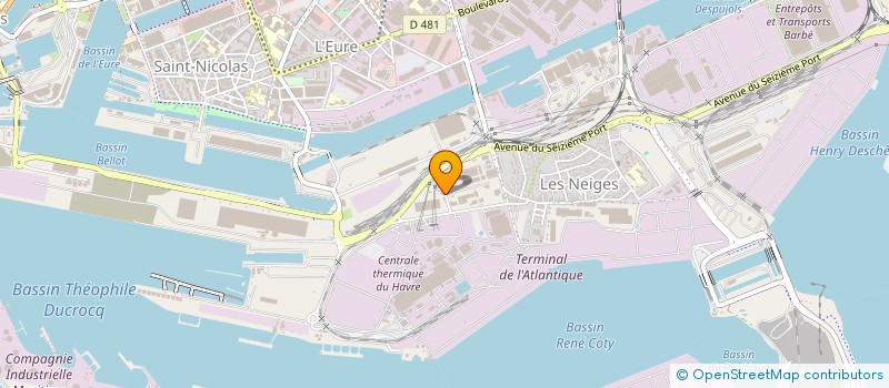 localisation de l'entreprise TBS IMMOBILIER PRO à LE HAVRE