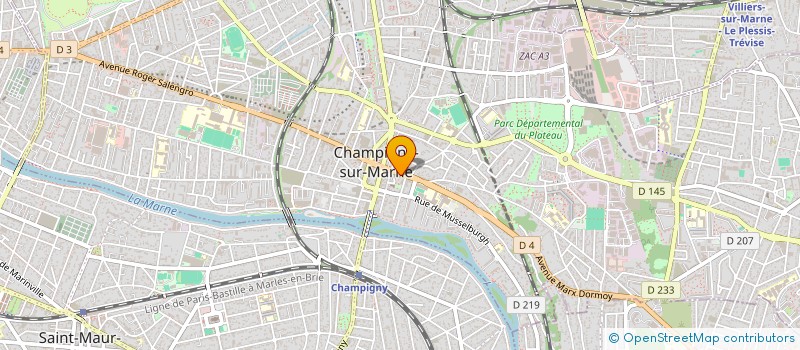 localisation de l'entreprise TBS RENOVATION à CHAMPIGNY-SUR-MARNE