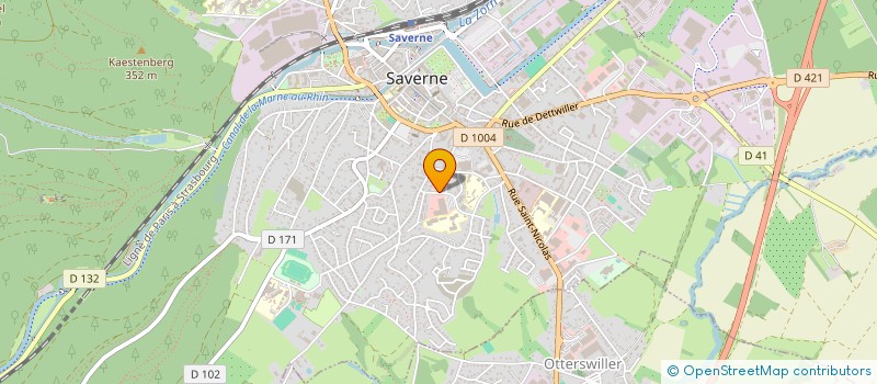 localisation de l'entreprise TBS TRANSPORTS BISCHOFF  SAVERNE