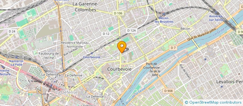 localisation de l'entreprise TBSCO à COURBEVOIE