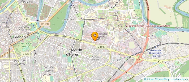 localisation de l'entreprise TBT ELEC à SAINT-MARTIN-D'HERES