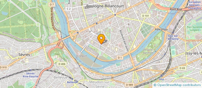 localisation de l'entreprise TBWA EUROPE à BOULOGNE-BILLANCOURT