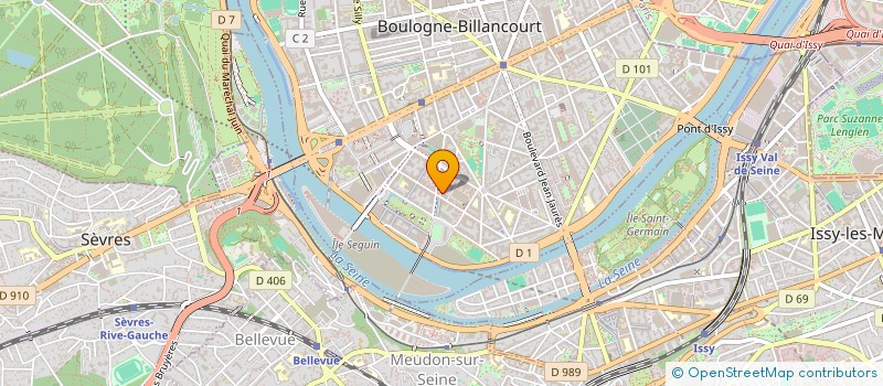 localisation de l'entreprise TBWA PROD à BOULOGNE-BILLANCOURT