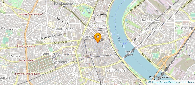 localisation de l'entreprise TBX à BORDEAUX