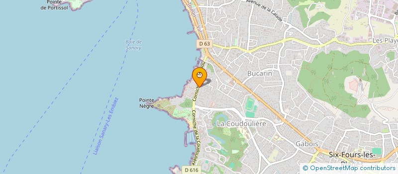 localisation de l'entreprise TBZ à SIX-FOURS-LES-PLAGES