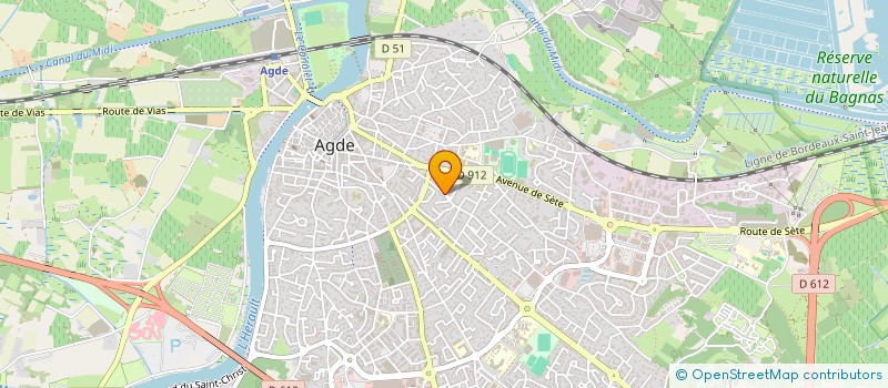 localisation de l'entreprise TC 13  AGDE