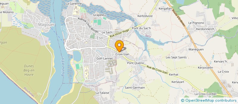 localisation de l'entreprise TC  ERDEVEN