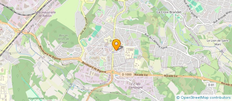 localisation de l'entreprise TC ALUMNI à ANGOULEME