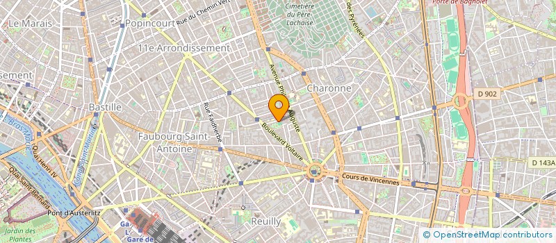 localisation de l'entreprise TC AUTO TRANSACTION COURTAGE à PARIS