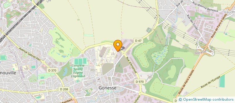 localisation de l'entreprise TC BAT à GONESSE