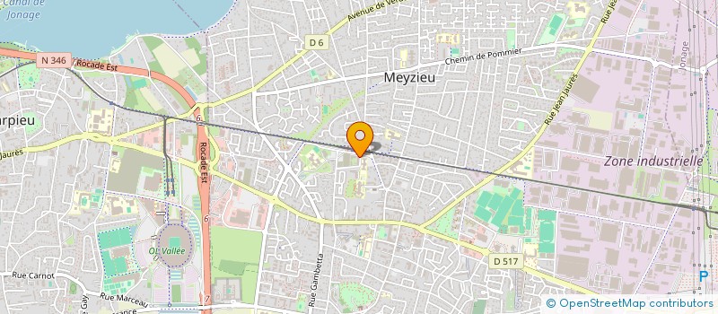 localisation de l'entreprise TC BAT LYONNAIS à MEYZIEU