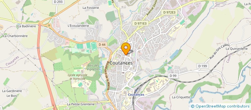 localisation de l'entreprise TC BEAUTE  COUTANCES