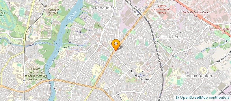 localisation de l'entreprise TC BEP à NANTES