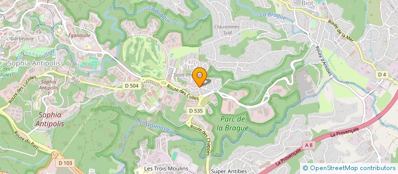 localisation de l'entreprise TC BIOT  BIOT