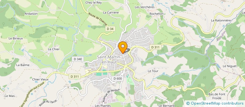 localisation de l'entreprise TC BUSINESS  SAINT MARTIN EN HAUT