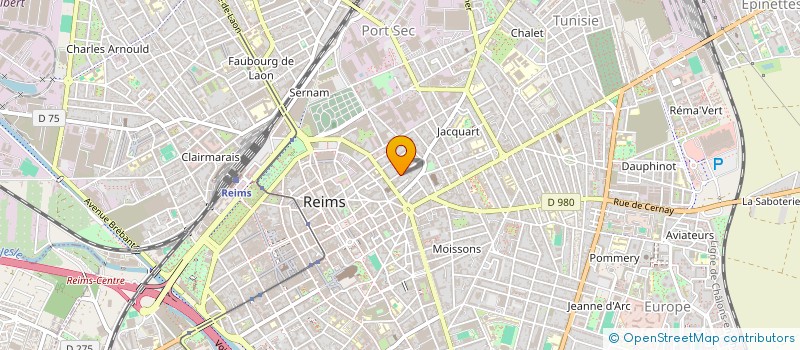 localisation de l'entreprise TC CENTRALSHOP  REIMS