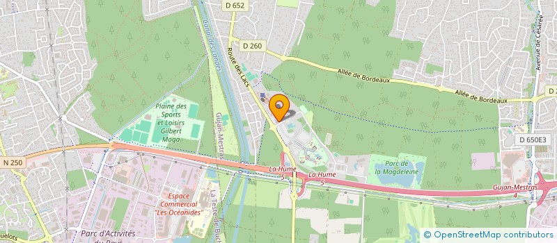 localisation de l'entreprise TC CONCEPTLOISIRS  GUJAN-MESTRAS