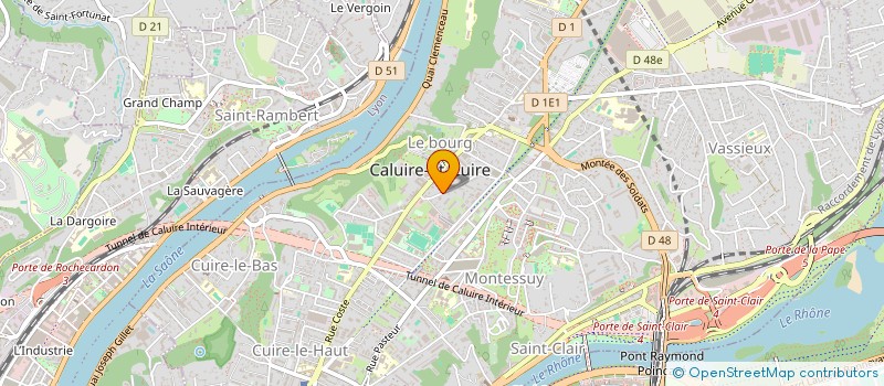 localisation de l'entreprise TC CONSEILS à CALUIRE-ET-CUIRE