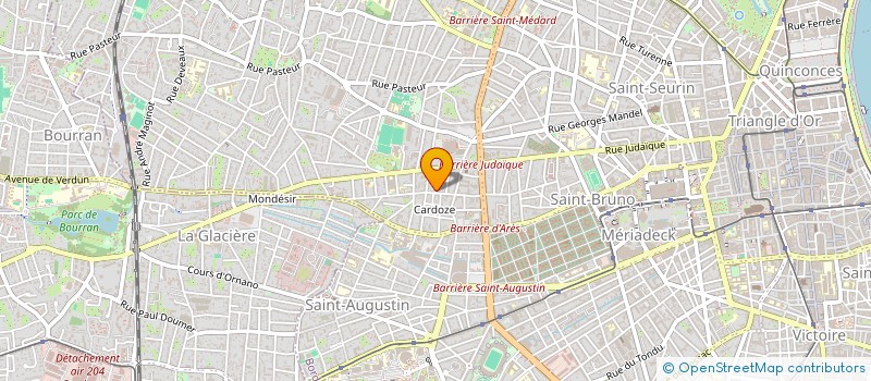 localisation de l'entreprise TC CONSULTING à BORDEAUX