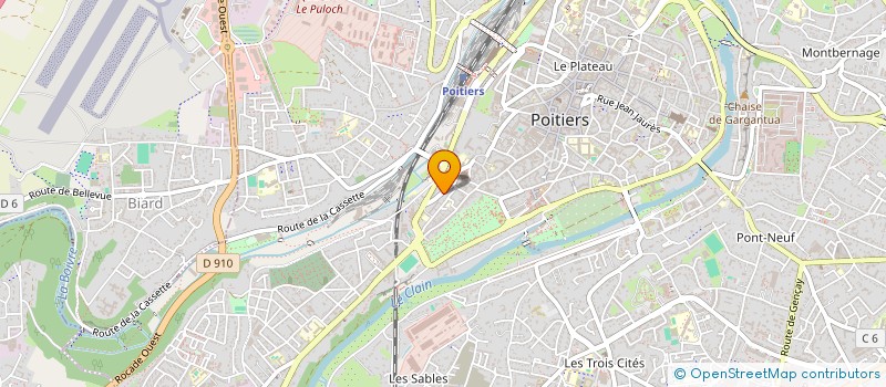 localisation de l'entreprise TC CONSULTING  POITIERS