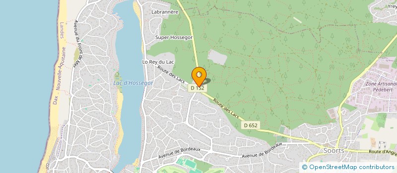 localisation de l'entreprise TC CORP à SOORTS-HOSSEGOR